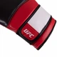 Перчатки боксерские кожаные UFC PRO Training UHK-69992 18 унций красный-черный - изображение 3