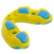 Капа боксерская односторонняя взрослая Zelart 0062 Blue-Yellow - изображение 2