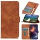 Чохол-книжка KHAZNEH Retro Wallet для Xiaomi Poco C40 / Redmi 10C / Redmi 10 Power - Brown - зображення 1
