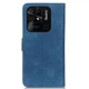 Чохол-книжка KHAZNEH Retro Wallet для Xiaomi Poco C40 / Redmi 10C / Redmi 10 Power - Blue - зображення 3