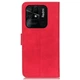 Чохол-книжка KHAZNEH Retro Wallet для Xiaomi Poco C40 / Redmi 10C / Redmi 10 Power - Red - зображення 3