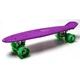Пенни борд Penny Board 22" Фиолетовый со светящимися зелеными колесами - изображение 3