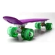 Пенни борд Penny Board 22" Фиолетовый со светящимися зелеными колесами - изображение 4