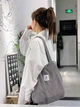 Сумка для покупок/шоппер/тоут через плече 7л вельветова VelvetBag сіра (LB-66121) - зображення 9