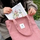 Сумка для покупок/шоппер/тоут через плече 7л вельветова VelvetBag рожева (LB-66111) - зображення 6