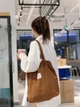 Сумка для покупок/шоппер/тоут через плече 7л вельветова VelvetBag коричнева (LB-66096) - зображення 8