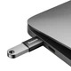 Перехідник адаптер Type-C на USB швидкісний USB 3.1 Gen1 Baseus Ingenuity Series Mini OTG. Black - зображення 3