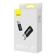 Адаптер перехідник USB на Type-C швидкісний USB 3.1 Gen1 Baseus Ingenuity Series Mini OTG. Black - зображення 10