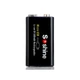Акумулятор Soshine USBLi-7.4V-500, 6F22 (крона), зарядка USB-C, 7.4V, 500mAh, літій-полімерний (Li-Po) LSD, LED, Black - зображення 11