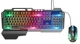 Набір гри 2 в 1 клавіатурі та миші Hoco GM12 Light та Shadow RGB, чорний - зображення 2