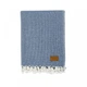 Плед накидка Barine Wool Basket indigo синий 120*175 (2000022200868) - изображение 3
