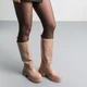 Чоботи жіночі Fashion Alvira 3799 40 розмір 25,5 см Бежевий - зображення 1