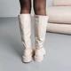 Сапоги женские Fashion Whitney 3839 41 размер 26 см Молочный 4432344 - изображение 5