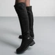 Ботфорты женские зимние Fashion Raven 3841 36 размер 23,5 см Черный 4432351 - изображение 7