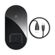 Беспроводная зарядка QI BASEUS Simple 2in1 Wireless Charger 18W Max For Phones+Pods. Black - изображение 6