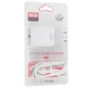 Сетевое зарядное устройство XO L85D QC3.0 с 1USB/18W с кабелем microUSB Белое - изображение 2