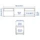 Тумба під телевізор з ящиками та дверцятами IKEA BESTA 180x42x39 см (394.202.98) - зображення 8