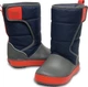Зимние сапоги Crocs Kids Crocband LodgePoint Graphic Winter Boot Navy/Slate Grey р. J6/38/24.5см - изображение 3