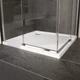 Піддон для душової кабіни HUPPE Purano 90x90x4см квадратний із штучного каменю без сифону білий 202161.055 - зображення 4