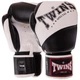 Рукавички шкіряні боксерські TWINS BGVL10 VELCRO розмір: 10 унції Колір: Білий-чорний - зображення 2