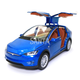 Іграшкова металева машинка Tesla Model 5 «Автопром» Тесла світло звук синій 21*7*8 см (7574B) - зображення 5