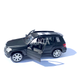Машинка металлическая Mercedes-Benz GLK-Class «Bburago» Мерседес джип черный 13*5*6 см (18-43016) - изображение 4