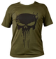 Футболка тактическая СoolMax Skull M OLIVE - изображение 1