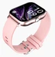Смарт часы GLOBEX Smart Watch фитнес браслет с силиконовым ремешком Bluetooth Pink - изображение 5