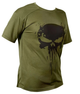 Футболка тактическая СoolMax Skull M OLIVE - изображение 4