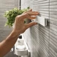 Набор из 2-х одинарных крючков HANSGROHE WallStoris 27929700 прямоугольный пластиковый белый - изображение 3
