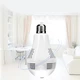 Панорамная потолочная камера видеонаблюдения Лампочка IP WiFi UTM 1080 P-2MP-360° с удаленным доступом Белая - изображение 13