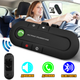 Автомобильная громкая связь UKC V4.1-EDR Multipoint speakerphone Bluetooth HandsFree мини спикерфон Черный - изображение 1
