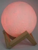 3D нічник світильник місяць Moon Lamp різнокольоровий реалістичний з пультом дистанційного керування з підзарядкою - зображення 5