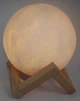 3D нічник світильник місяць Moon Lamp різнокольоровий реалістичний з пультом дистанційного керування з підзарядкою - зображення 7