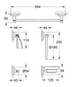 Набор аксессуаров для ванной комнаты GROHE Essentials хром 40344001 - изображение 2