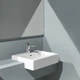 Умивальник врізний LAUFEN Living City на стільницю 550x460x155мм прямокутний білий H8134320001041 - зображення 3