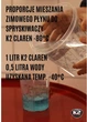 Омыватель стекла зимний K2 -80°C Claren Windshield washer concentrate 1 л (K20553) - изображение 6
