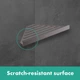 Полиця настінна HANSGROHE AddStoris 41741340 305мм кутова прямокутна металева чорна - зображення 3
