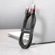 Кабель Baseus Cafule Cable USB for Type-C Black-Red 2м (CATKLF-C91) - изображение 4