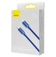 Кабель Baseus crystal shine series fast charging data cable USB Type C to Lightning 20W 1.2m blue (CAJY000203) - зображення 5