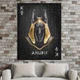 Картина Холстович Anubis 30x40 см. Картина з давньоєгипетським Богом для офісу, вітальні, спальні, кухні, інтер'єру - зображення 4