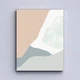 Модульная картина Холстович Pastel Curves 90х40 см. Абстрактная картина в стиле минимализм для гостиной, спальни, кухни, офиса, интерьера - изображение 5