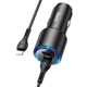 Автомобильное зарядное устройство в прикуриватель Hoco NZ3 Clear Way |2Type-C, 40W/3A, PD/QC| с кабелем Lightning 1м Black - изображение 6