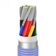 Кабель для швидкого заряджання Baseus Crystal Shine Series Type-C to Type-C 100W 2m Purple (CAJY000705) - зображення 5