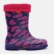 Детские резиновые сапоги для девочки Demar Twister Lux Print 0039 V 30-31 Фиолетовые (5901232009593) - изображение 1