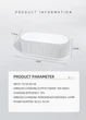 ДОК-СТАНЦІЯ 5-В-1 З БЕЗПРОВІДНОЮ ЗАРЯДКОЮ (WHITE) QI зарядка + годинник + будильник + світильник + термометр - зображення 7