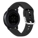 Силіконовий ремінець Watchbands чорний для Samsung Galaxy Watch Active - розмір L (WB0021NORMALBLACKG3) - зображення 1