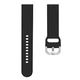 Силіконовий ремінець Watchbands чорний для Samsung Galaxy Watch Active - розмір L (WB0021NORMALBLACKG3) - зображення 2