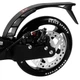 Детский самокат Scale Sports SS-04 + фонарик + звоночек + ремень + подстаканник. Дисковый тормоз. Черный цвет - изображение 3