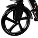 Детский самокат Scale Sports SS-04 + фонарик + звоночек + ремень + подстаканник. Дисковый тормоз. Черный цвет - изображение 4